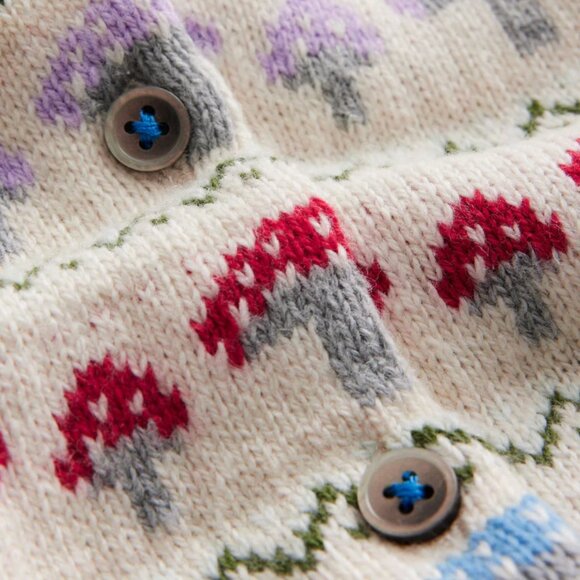 NWT Mini Boden Edie Fair Isle Cardigan - Picture 4 of 9